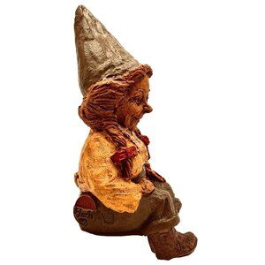 Tom Clark Gnome MEG Signed Figurine #60 Shelf Sitter w/Coin Vintage Retired 1983